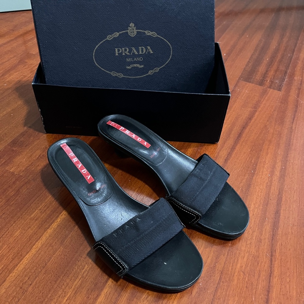 Beautiful Prada sandal. Very Comfortable. Size 37 EU. Purchased in Italy
